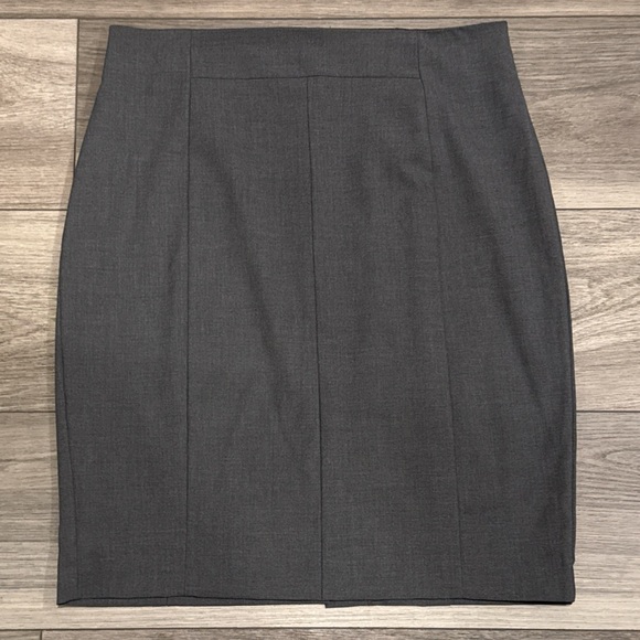Worthington Charcoal Pencil Skirt - Picture 1 of 5